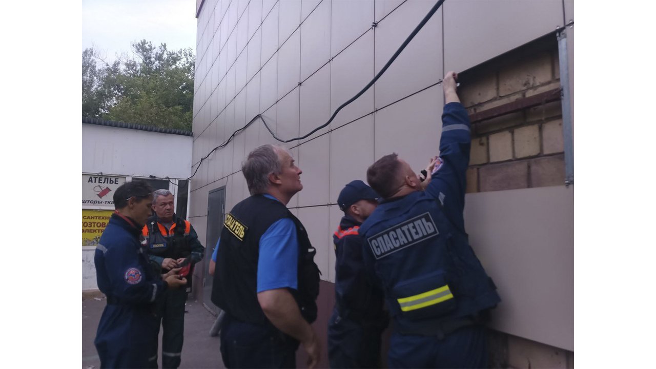 В Москве спасли котенка, который весь день звал на помощь В Москве спасли котенка, который весь день звал на помощь