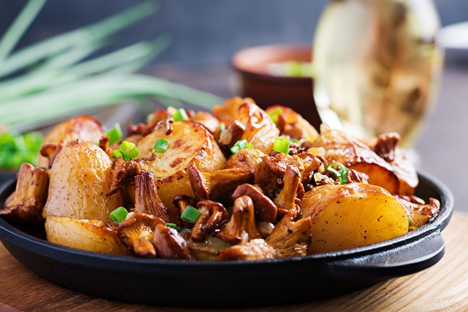 Картошка с грибами