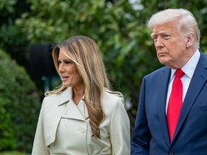 Мелания и Дональд Трамп