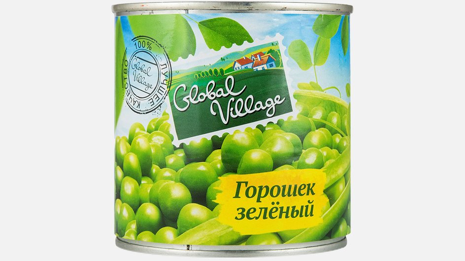 Global Village Консервы натуральные. Горошек зеленый Global Village Консервы натуральные. Горошек зеленый