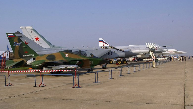 Статическая экспозиция боевых самолетов на МАКС-2007