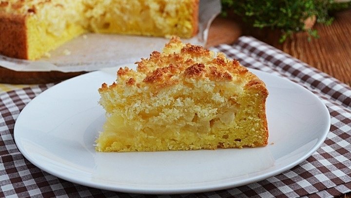 ​Творожный пирог с ананасами — пошаговый рецепт | GOTOVIM