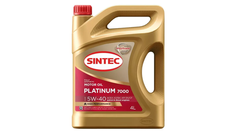 Масло SINTEC platinum 5W-40 Масло SINTEC platinum 5W-40
