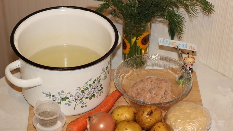 Суп со штрулями - пошаговый рецепт с фото