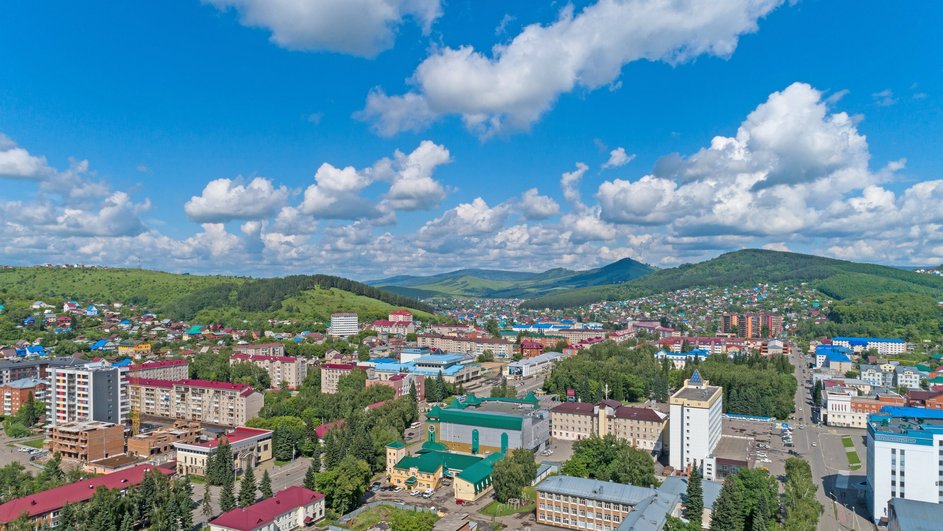 Панорама Горно-Алтайска Панорама Горно-Алтайска