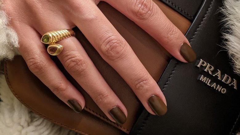 Шоколадный. Фото из аккаунта Paintboxnails