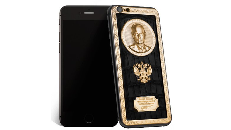Путин получил новое лицо на&nbsp;эксклюзивных смартфонах
