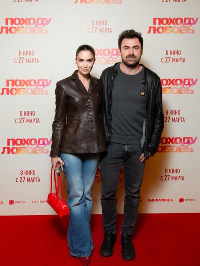 Агата Муцениеце и Петр Дранга на премьере фильма «Походу любовь», фото: пресс-служба Агата Муцениеце и Петр Дранга на премьере фильма «Походу любовь», фото: пресс-служба