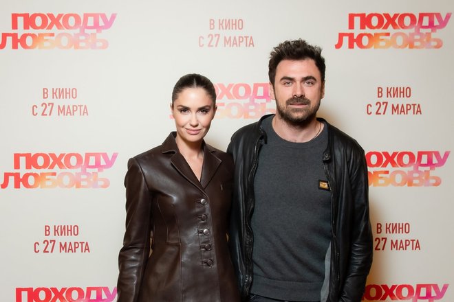 Агата Муцениеце и Петр Дранга на премьере фильма «Походу любовь», фото: пресс-служба Агата Муцениеце и Петр Дранга на премьере фильма «Походу любовь», фото: пресс-служба