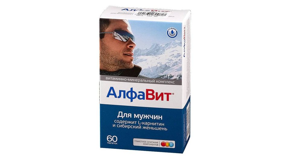 Витамины Алфавит для мужчин Витамины Алфавит для мужчин