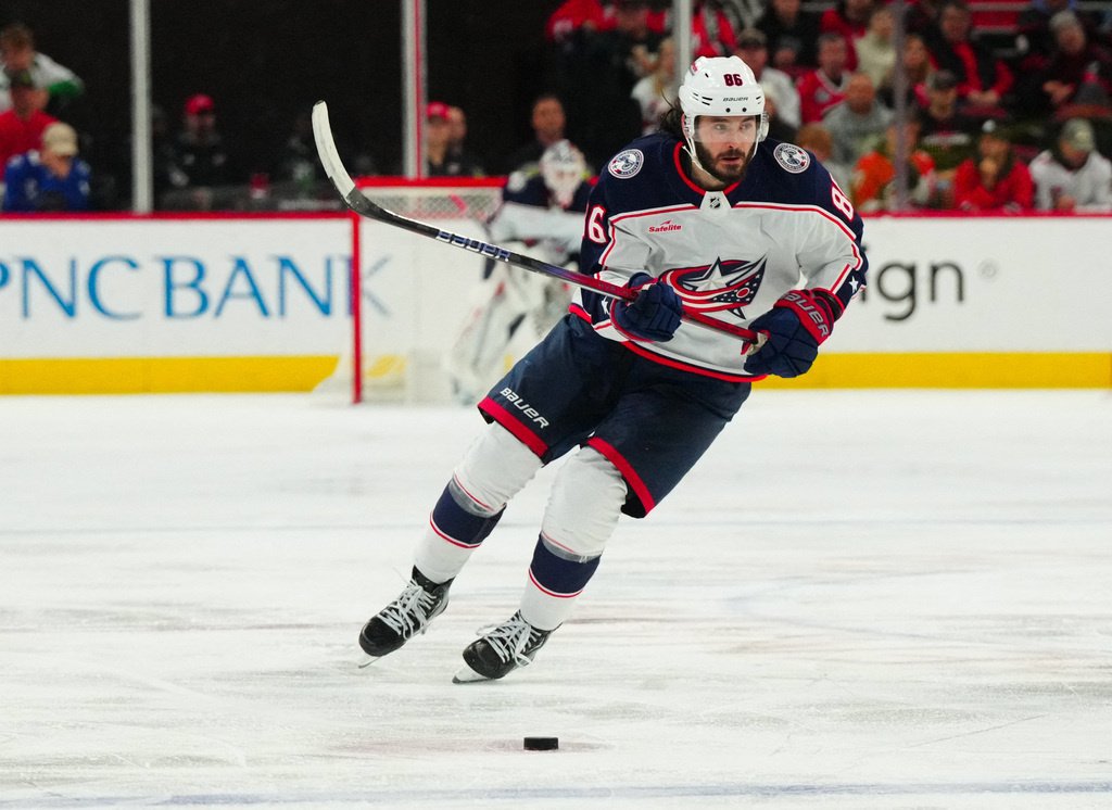 Лучший снайпер «Коламбуса» Марченко недоволен количеством шайб в прошлом сезоне НХЛ