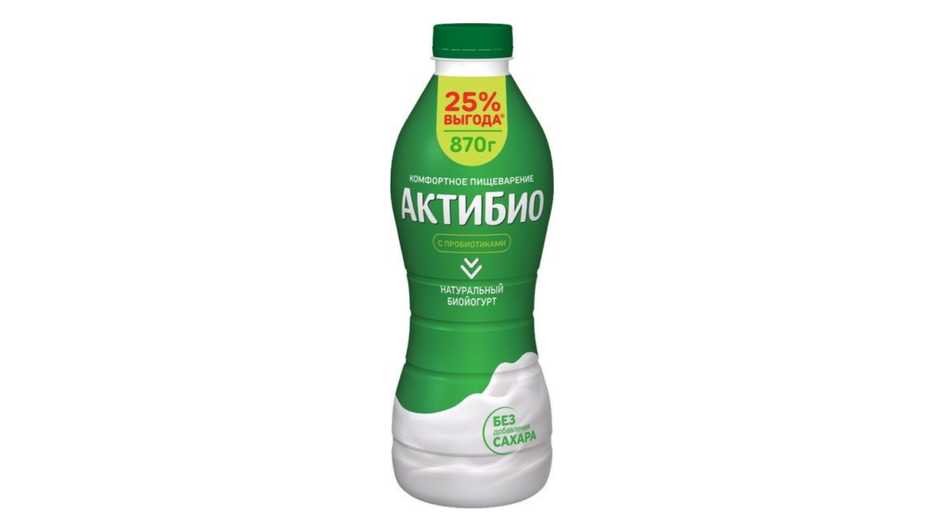 Питьевой йогурт фирмы «АктиБио» серия без добавок Питьевой йогурт фирмы «АктиБио» серия без добавок