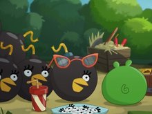 Кадр из Angry Birds. Сердитые птички