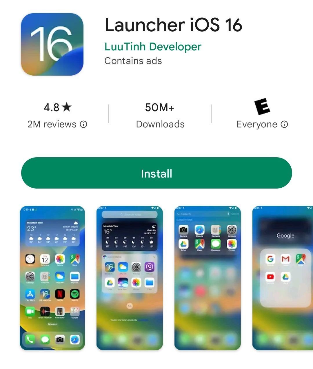 Пользователи Android помешались на Launcher iOS 16. Что это - Hi-Tech  Mail.ru