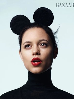Дженна ортега на обложке Harper's Bazaar