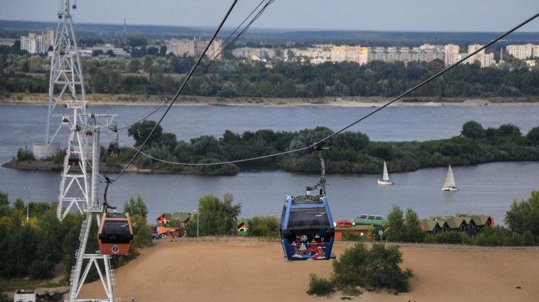 Над Волгой проведена канатная дорога с самым большим в Европе безопорным пролетом. Она открылась в 2012 году и соединила Нижний Новгород с соседним городом Бор.