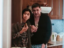 Равшана Куркова и Сергей Пускепалис Равшана Куркова и Сергей Пускепалис