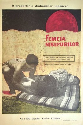 Женщина в песках: постер