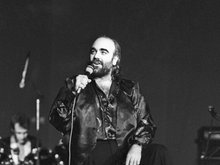 Демис Руссос на гастролях в Ленинграде, 1986 год Демис Руссос на гастролях в Ленинграде, 1986 год