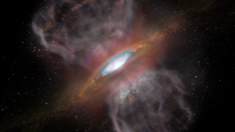 Orion Source I в представлении художника. Фото: ALMA Observatory
