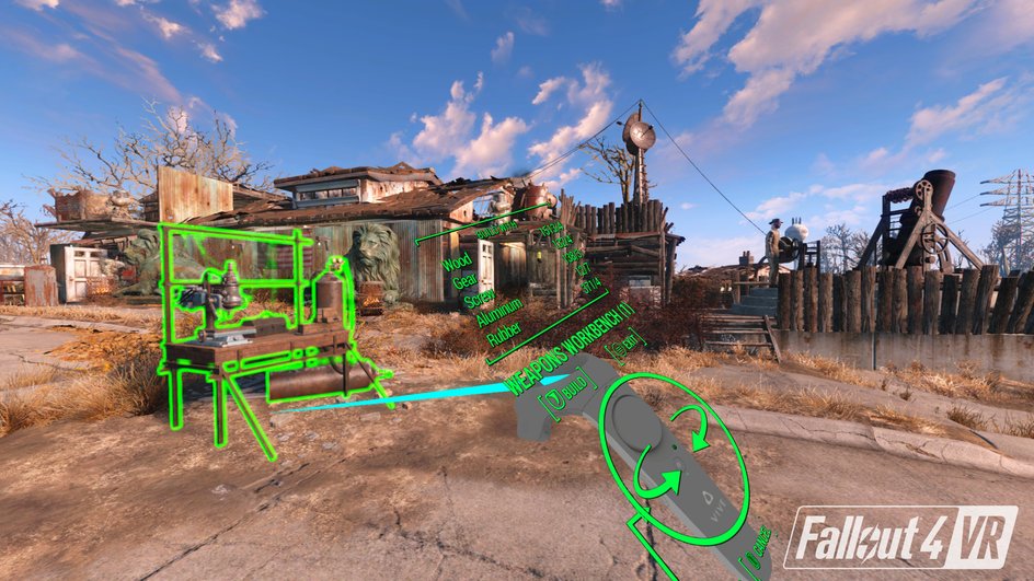 В Fallout 4 VR игрок в качестве единственного выжившего из Убежища 111 выходит в мир, уничтоженный ядерной войной.
