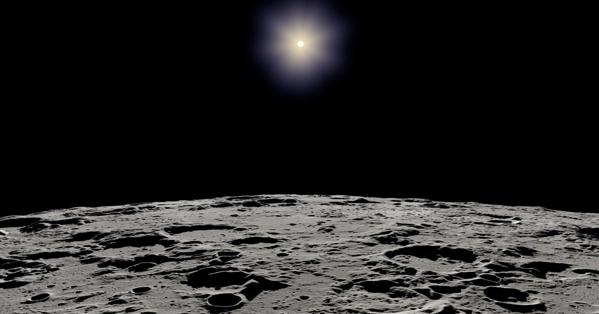 Атмосфера Луны сформировалась благодаря постоянной бомбардировке метеоритами