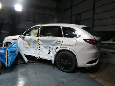 Краш-тест Mazda CX-80 EuroNCAP Краш-тест Mazda CX-80 EuroNCAP