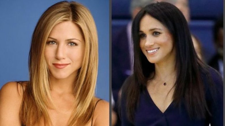 Слева — кадр из сериала «Друзья», справа — Меган Маркл.
Фото: Getty Images 