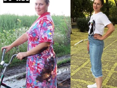 Slide image for gallery: 10297 | Светлана Олейник, похудевшая на 31 кг