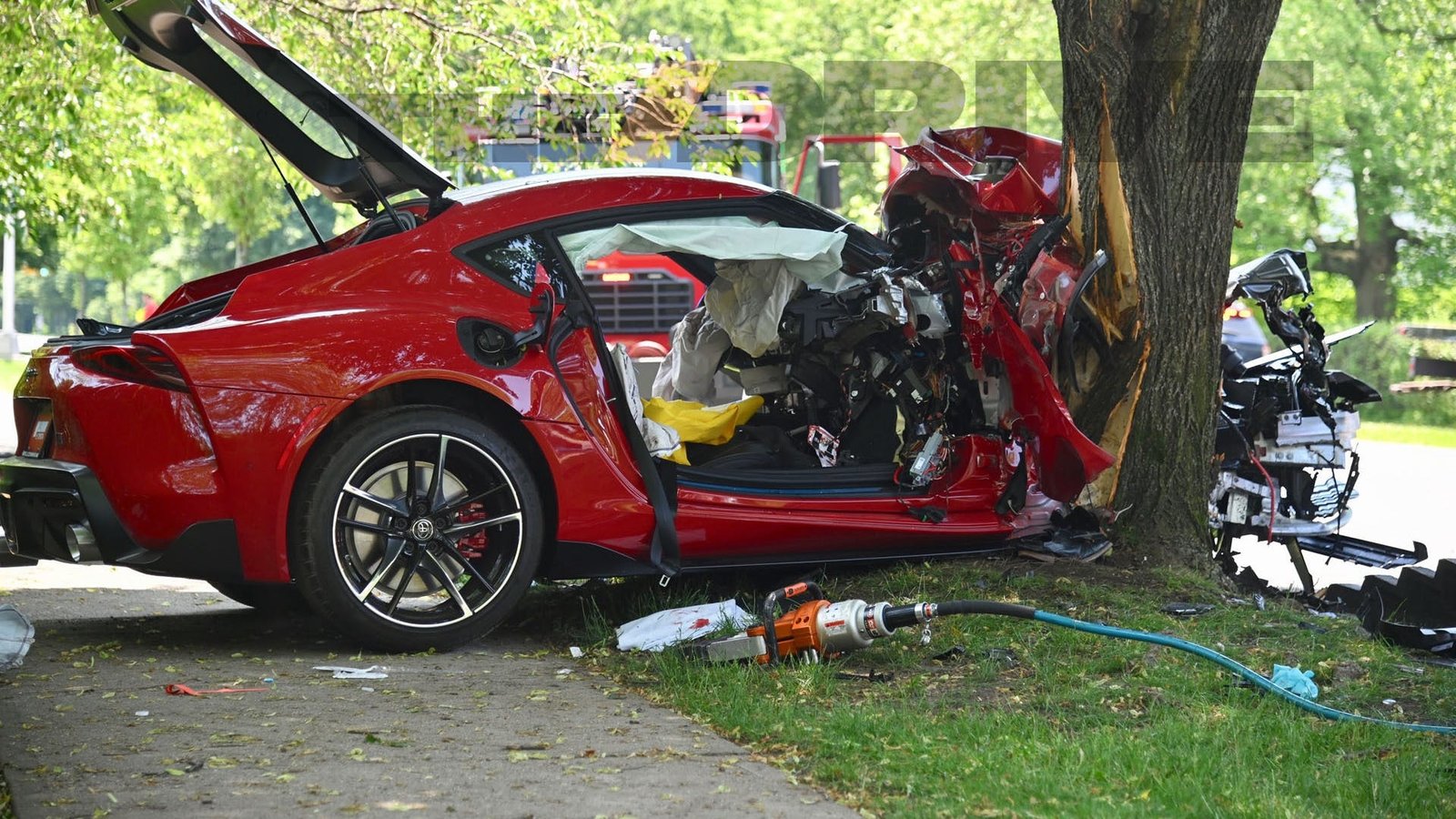 Новую Toyota Supra разбили во время тест-драйва (фото)