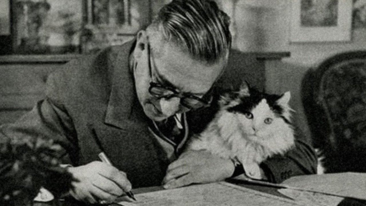 Жан-Поль Сартр и его кот Ничто
