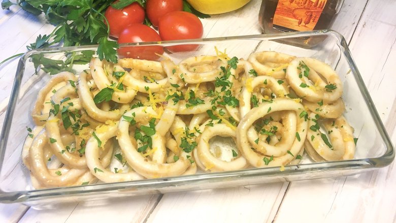 Кольца кальмаров с овощами, пошаговый рецепт с фото на ккал