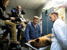 Михаил Пореченков на съемках сериала «Сердце ангела» Михаил Пореченков на съемках сериала «Сердце ангела»