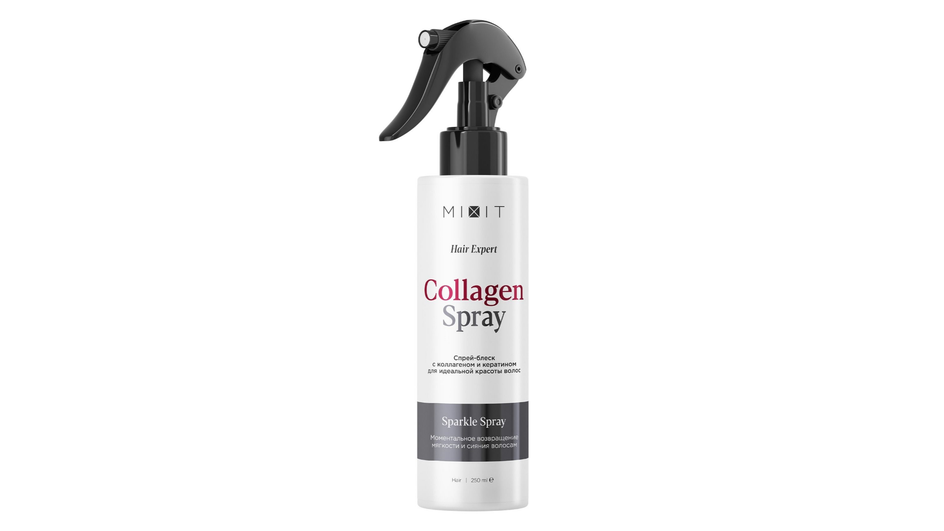 Спрей для волос фирмы Mixit серия Hair Expert Сollagen Spray