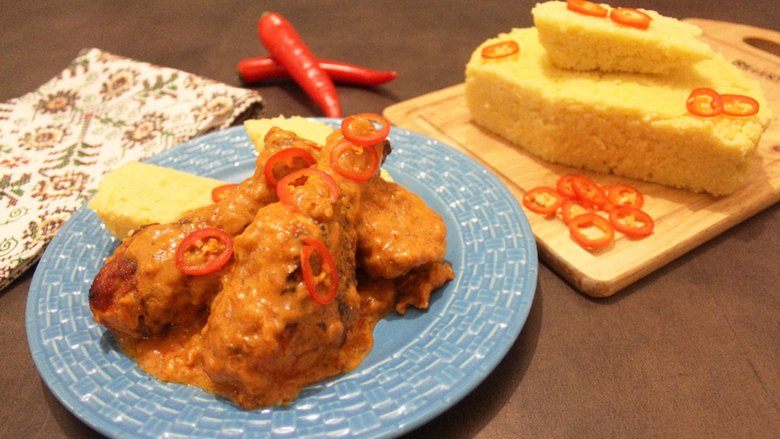 Гедлибже (курица в сметанном соусе) - Кулинарный пошаговый рецепт с фото.