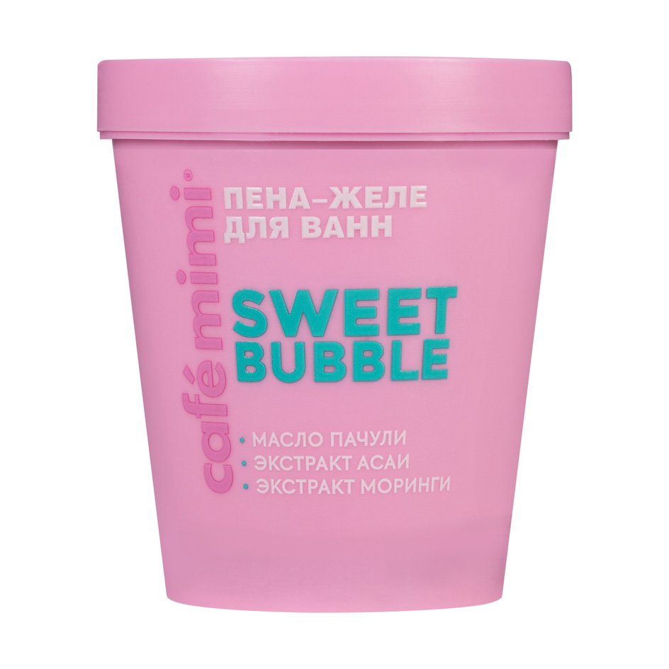 Пена-желе для ванн SWEET BUBBLE, Café Mimi Пена-желе для ванн SWEET BUBBLE, Café Mimi