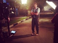 Максим Виторган на съемках Максим Виторган на съемках