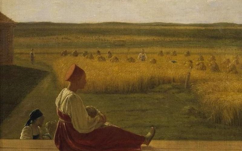 Алексей Венецианов – «На жатве. Лето» (1827 г.)