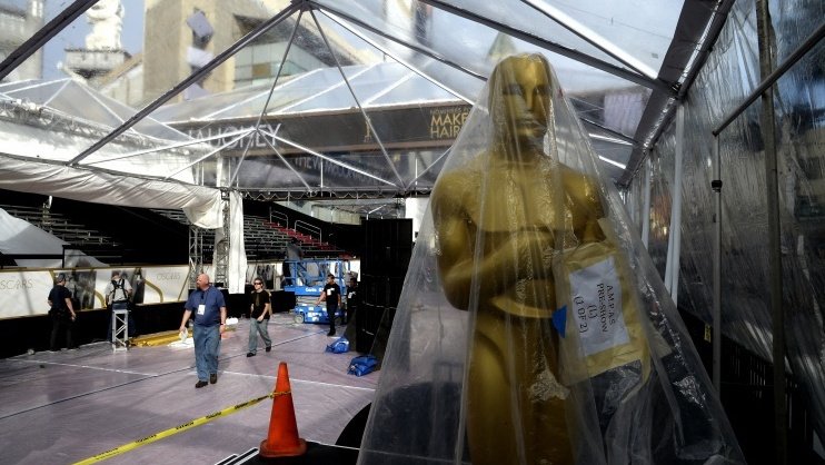 Приготовления к церемонии «Оскар» в Лос-Анджелесе