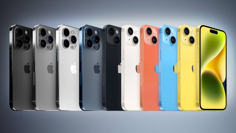 Модели серии iPhone 15. 