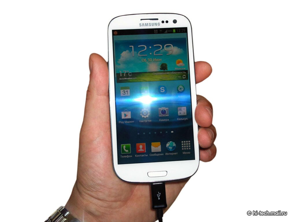 Полный обзор Samsung Galaxy S III: пластиковый флагман - Hi-Tech Mail.ru