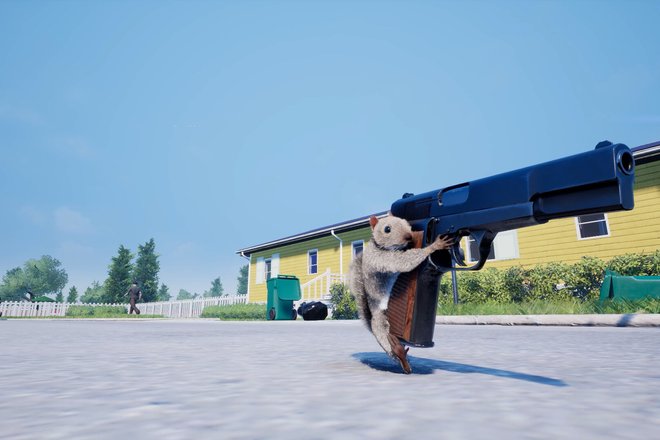 Игра про белку Squirrel with a Gun