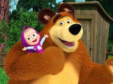 Кадр из сериала «Маша и медведь»