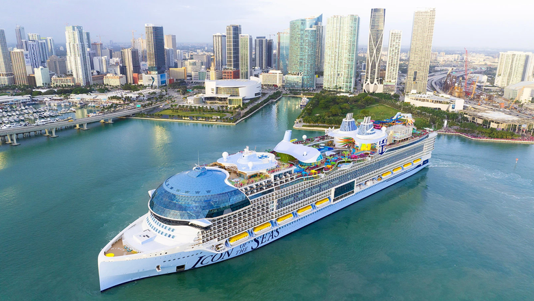 Лайнер Icon of the Seas («Икона морей») отправится в первый круиз из Майами 27 января 20224 года