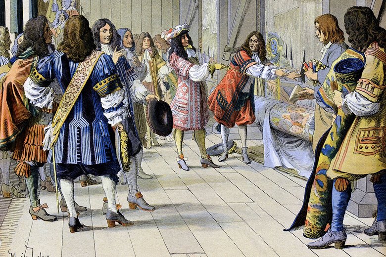 «Людовик XIV посещает мануфактуру гобеленов», Морис Лелуар | Источник: legion-media.ru
