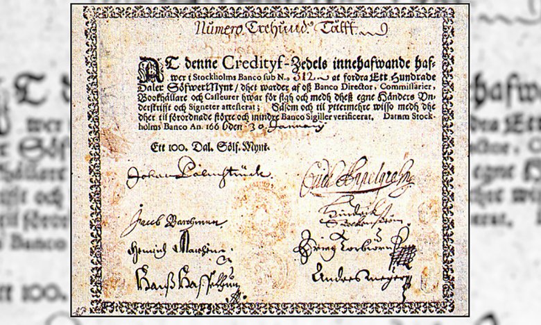 Одна из первых выпущенных банкнот. / Фото – Eleconomista