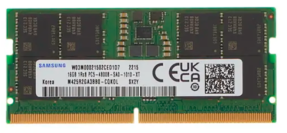 Оперативная память DDR5 от Samsung для ноутбука