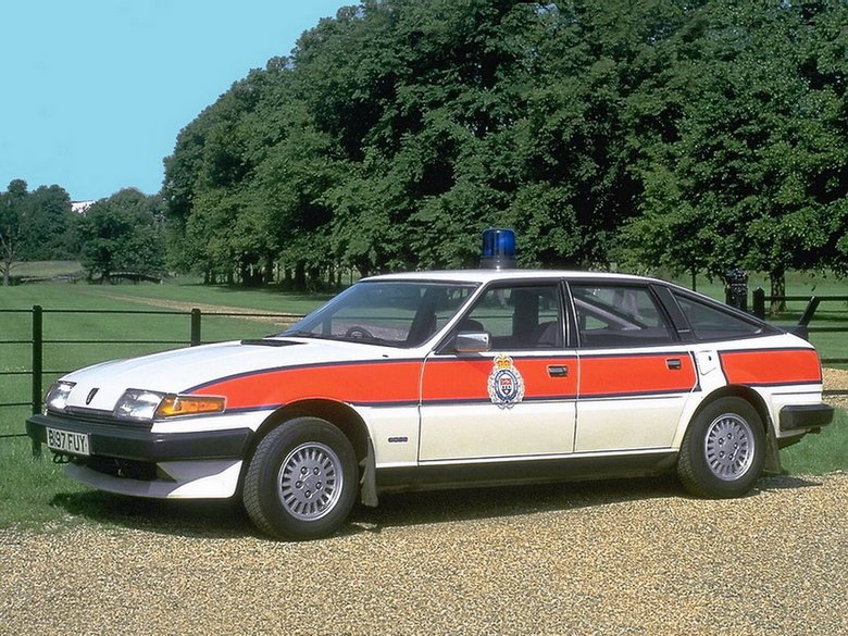 Rover 3500 очень полюбился британским полицейским. Машина была не только быстрой, но и вместительной.