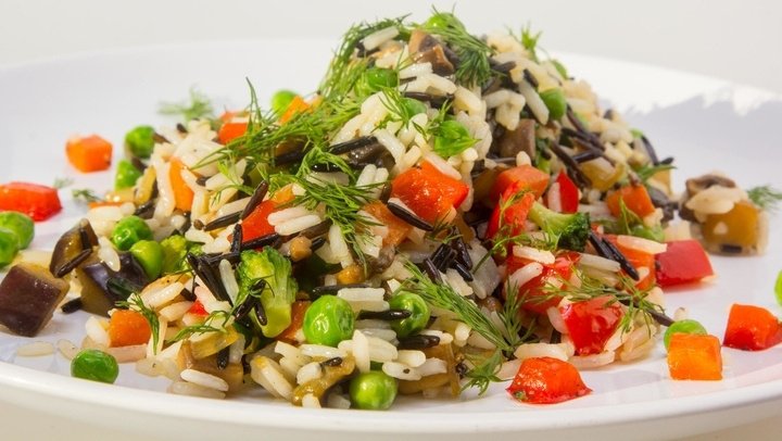 Овощное рагу с диким рисом, пошаговый рецепт с фото