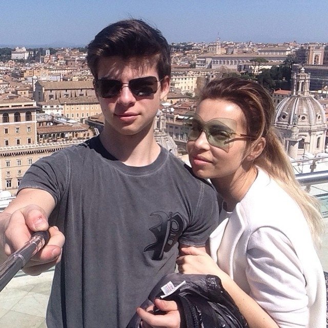 Филипп с мамой наслаждаются красотами Рима